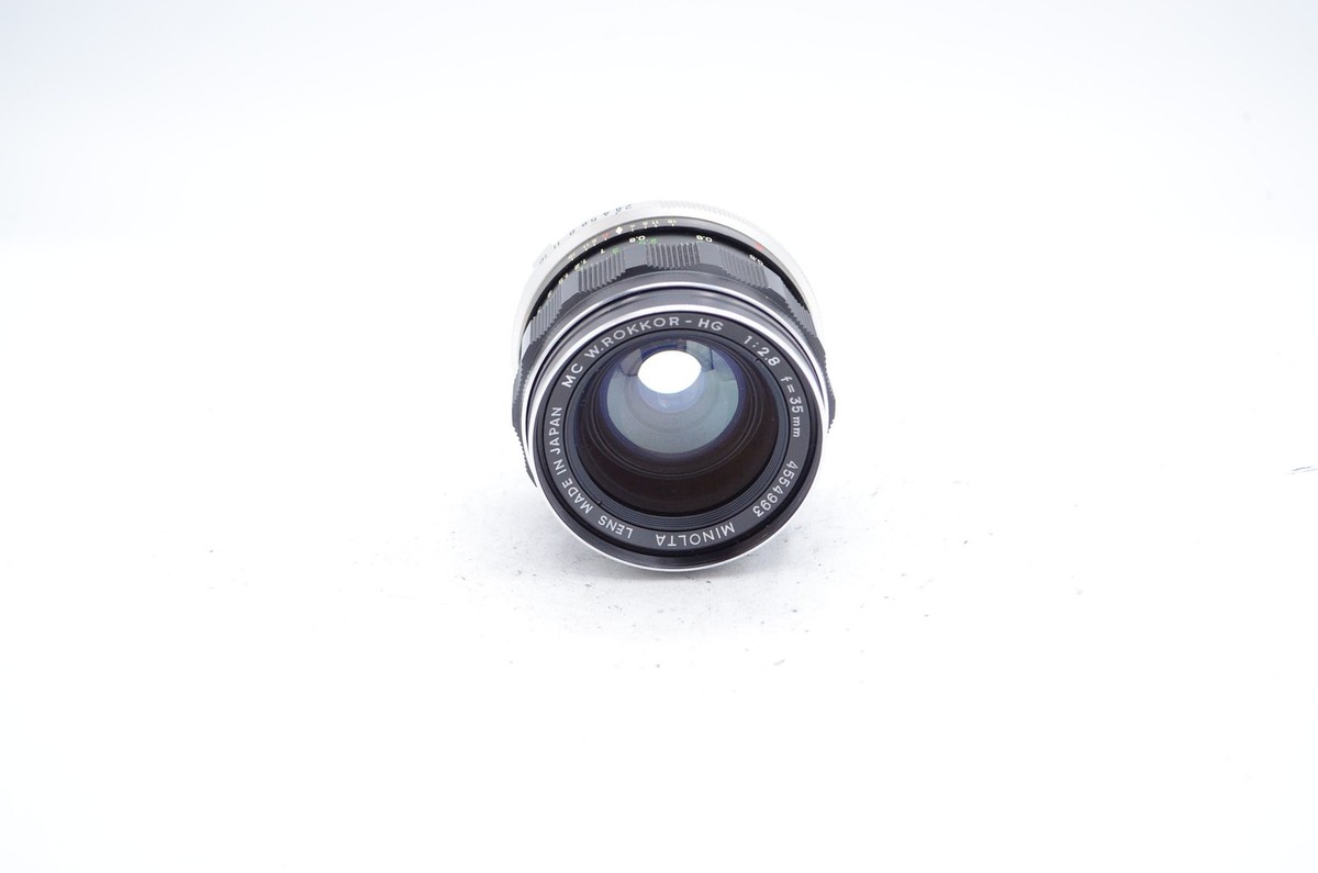 Minolta 35mm f/2.8 W. Rokkor-HG MC Manual Focus Lens for MC-Mount