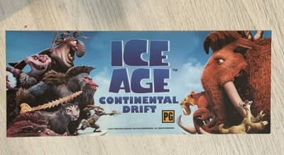 Ice Age 4: Continental Drift - Double-Sided - Movie Theater Mylar Poster 5X13