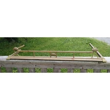 Bronze Brass Fire Place Fender Surround Art Nouveau Mantle Ornate Abt 51x13.5x6