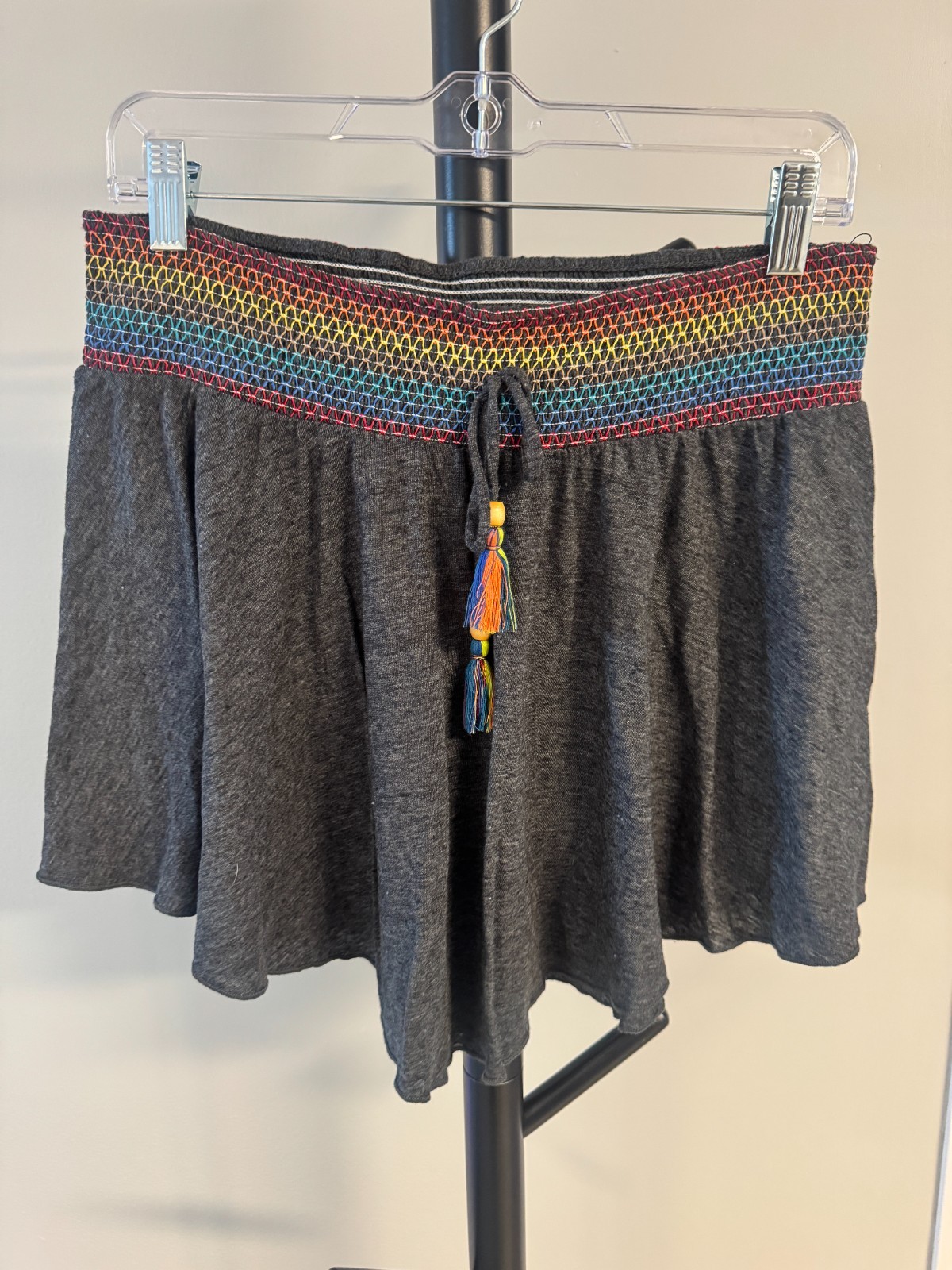 Swimsuit Cover Up Soluna Swim Women’s Gray Bathing Suit Skirt Size Large NWT-image