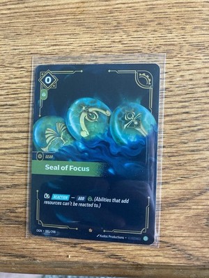 Seal of Focus Gear Card OGN 081/298 0 Cost English 2025