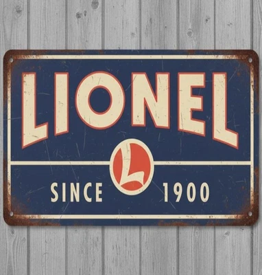 FAME IN FOCUS Lionel Since 1900 8 x 12 Novelty Metal Sign Shrink-wrapped Made In USA