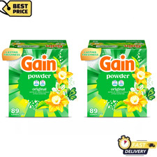 New Gain Powder Laundry Detergent, Original Scent, 82 oz, 89 Loads ( Pack of 2 ) 0.20 per gallon
