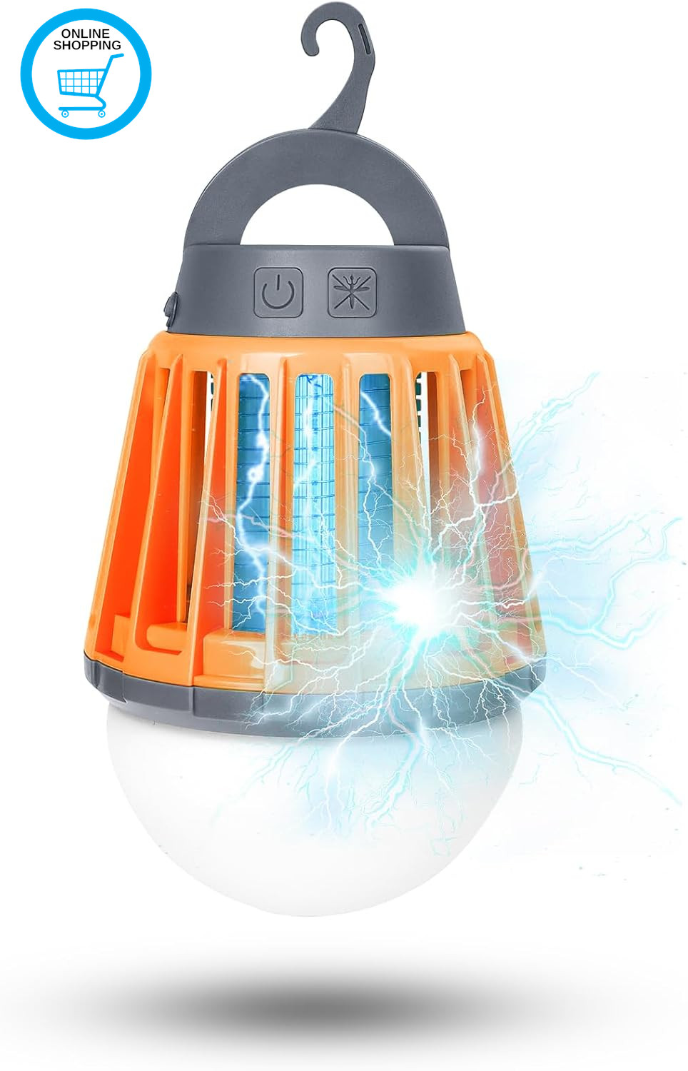 Camping Lantern, LED Camping Light Mosquito Killer Lamp 2-In-1, 20 Hrs Battery L