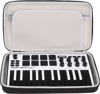 Hard Portable Case with AKAI Professional MPK Mini MK3 / AKAI Professional Fi...