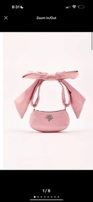 Heaven by Marc Jacobsワンショルダー ローズタンク Sandy Liang x Heaven Marc Jacobs Pink Satin Bow Shoulder Bag | eBay