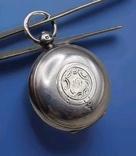 Victorian Sterling Silver Sovereign Case by Alfred Wigley Birmingham 1897