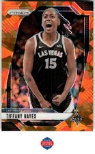 2024 Panini Prizm WNBA #81 Tiffany Hayes Ice Orange Prizms