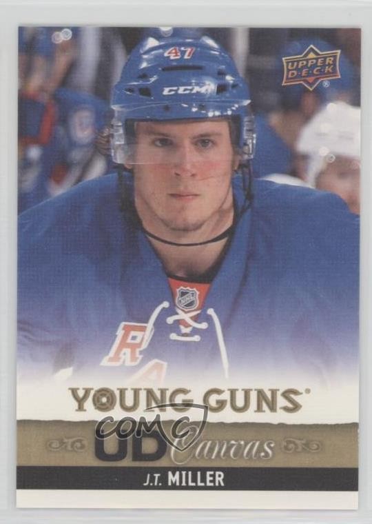 2013-14 Upper Deck UD Canvas Young Guns JT Miller #C96 Rookie RC 5kw