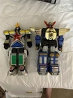 Power Rangers Zeo Two Megazord Lot Bandai 1996 Vintage