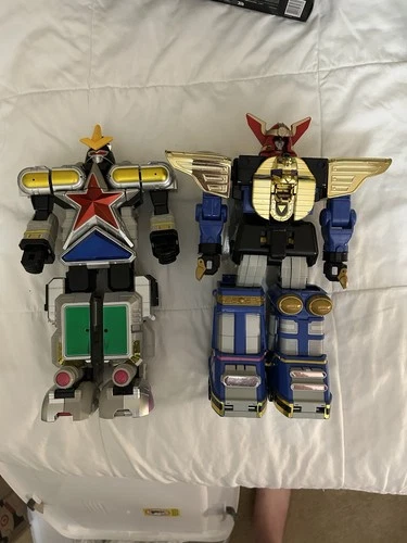 Power Rangers Zeo Two Megazord Lot Bandai 1996 Vintage