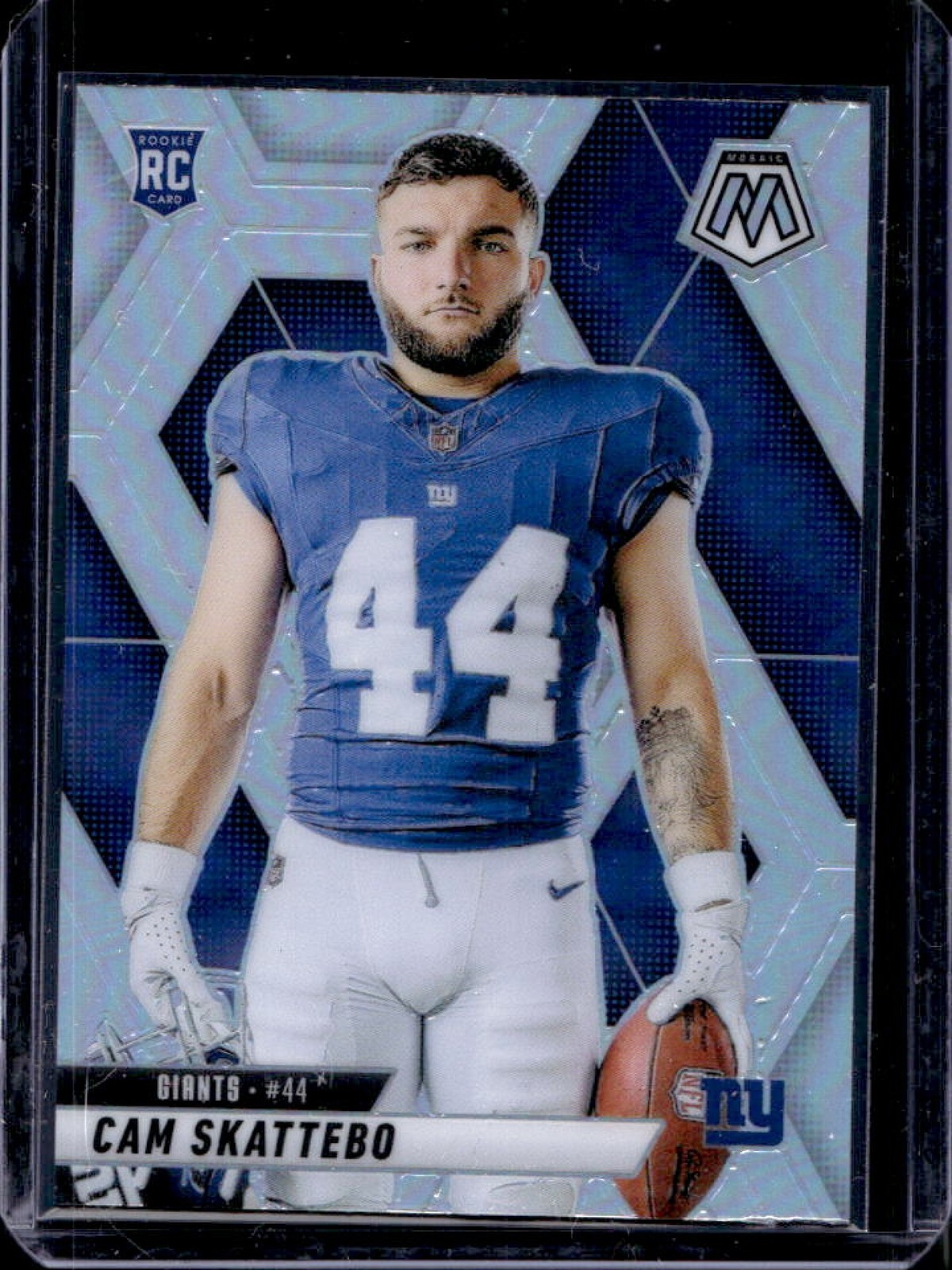 2025 Mosaic Cam Skattebo Rookie Variation RC Silver Prizm #271 Giants