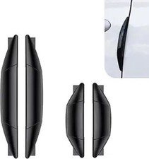 4 PCS Car Door Edge Guards, Car Doors Anti-Collision Strips, Anti Color: Black