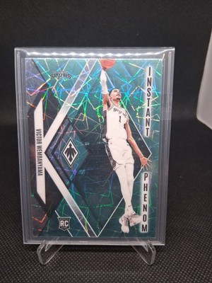 2023-24 Panini Phoenix - Instant Phenom Victor Wembanyama #13 Teal Lazer (RC)