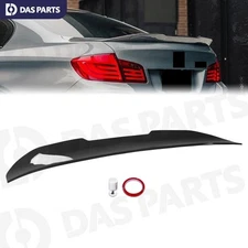 Gloss Black Rear Spoiler For 11-17 BMW 5 Series F10 535i 535d 550i M5 PSM Style