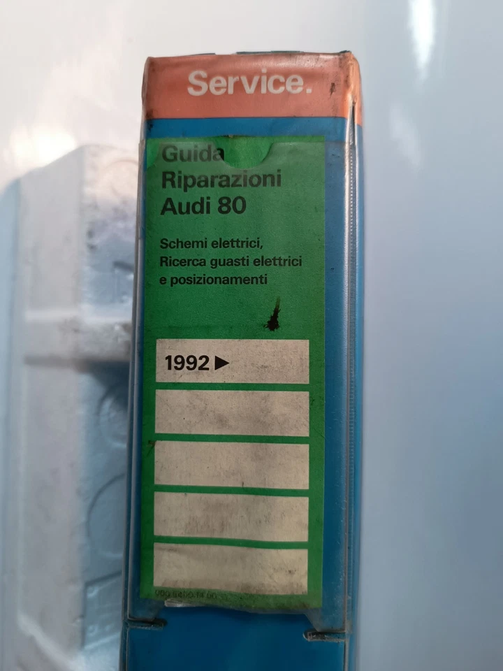 Manuale officina guida riparazioni Audi 80 1992 schemi elettrici ricerca guasti. - Immagine 2 di 4