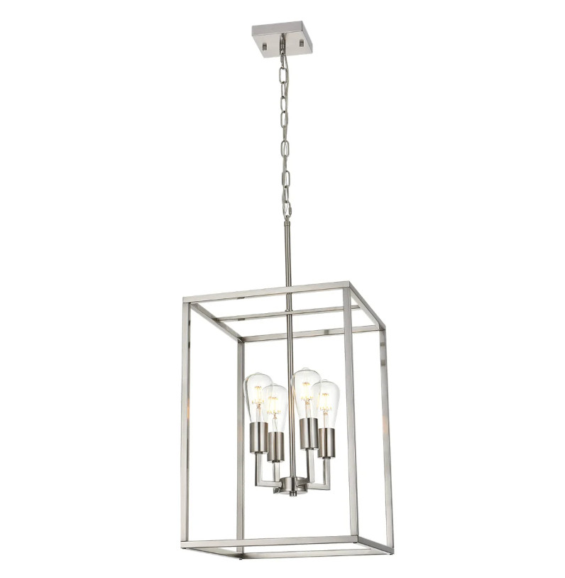 Chandelier 4-light Foyer Chandelier Industrial Lantern Penda
