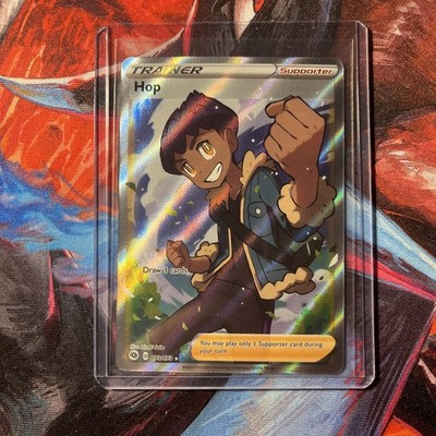 Hop 73/73 NM Full Art Ultra Rare Champion's Path Pokemon TCG Cards Holo Trainer