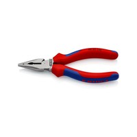 Knipex 08 22 145 Spitz-Kombizange Mit Comfort-Griffen Schwarz Atramentiert 145