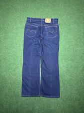 Vintage 70s Levi  s 517 Bootcut Flare 36x30 USA Made Cotton Blend Jeans