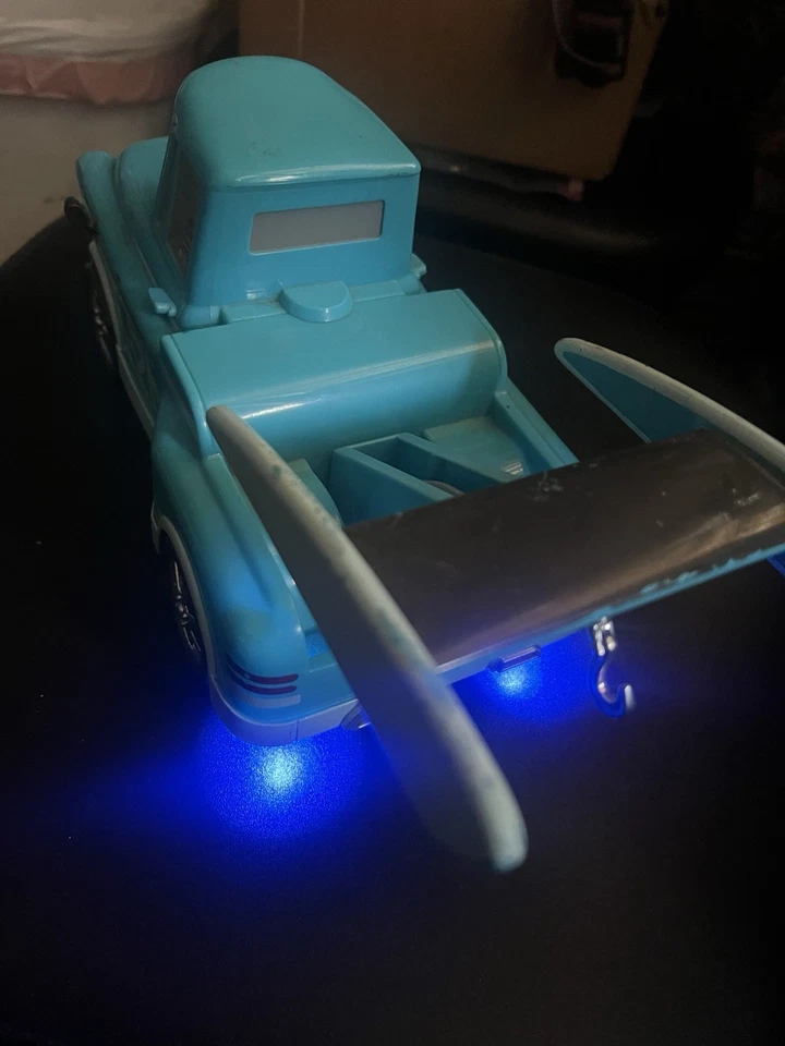 Disney Pixar Cars Tokyo Drift Mater Blue RC Rare With Remote Please Read As Is ! - Image 3 of 4