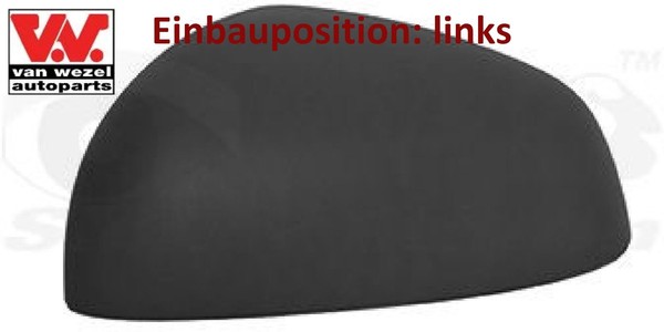 VAN Wezel 4368841 Abdeckung FüR AußEnspiegel Links FüR Renault FüR Smart-image