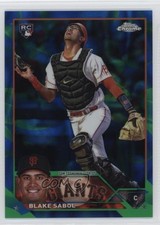 2023 Topps Chrome Update Blue & Green Lava Lamp Refractor 63/125 Blake Sabol 0q3