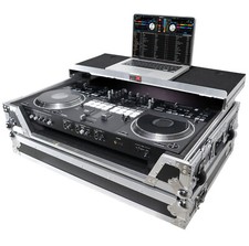 Prox Road Case with Laptop Shelf - Wheels for Pioneer DDJ-REV7 DJ Controller
