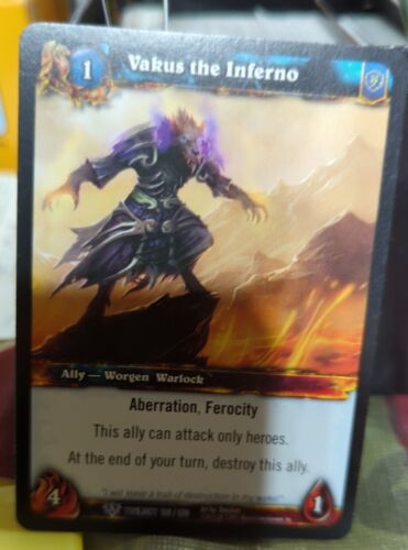 World of Warcraft WoW TCG Promo - Vakus the Inferno #5 - 126/220 - Picture 1 of 8
