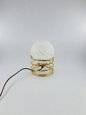 Lampe de table massive vintage en laiton spirale style Ingo Maurer Hollywood ...