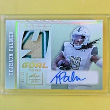 TEJHAUN PALMER  2024 Leaf Trinity 4th and Goal To Go  Memo 3-Color Auto. #4GGTP1