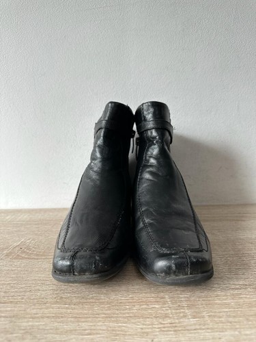 LOTUS Damas/Mujeres Cuero Negro Botas al Tobillo con Cremallera Reino Unido (6) UE (39) OLS-BT026 - Imagen 3 de 7