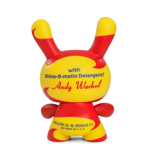 ANDY WARHOL 8" MASTERPIECE VINYL YELLOW BRILLO BOX DUNNY NIB *ONLY 300 MADE* - Picture 8 of 12