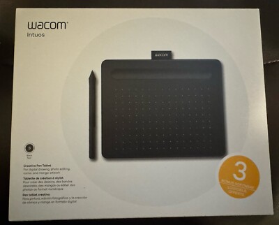Wacom Intuos CTL-4100 Small Drawing Tablet - Including Parblo 2 Finger Art Glove