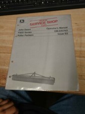 JOHN DEERE F920 Series Roller Packer OPERATOR'S MANUAL NOS SEALED A15740