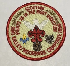Simi Valley Moorpark Camporee PAtch 1998 Mint MC7