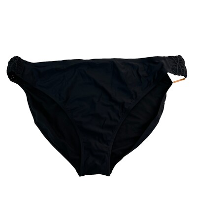 SO by Kohl s Women s Swimwear Bikini Bottom Size 3X Color Black Stretch