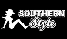 Southern Style Decal Sexy Mud flap Country girl car window vinyl sticker 