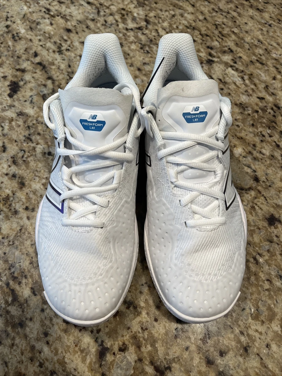 New Balance Mens Size 10.5 Fresh Foam Lav V2 White Laser Blue Sneakers MCHLAVL2 New Balance Fresh Foam X LAV v2  main image 4