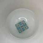 Vintage Fire King Blue Heaven Milk Glass Bowl - ATOMIC!