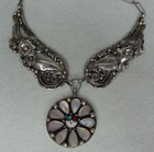 Delbert Gordon Sun Face Sterling Silver Necklace 20" — photo 1