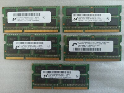 Micron 4GB (2 x 2GB) 2Rx8 PC3-8500s-7-10-F1 DDR3 MEMORY