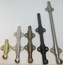 Small 3/8" half rod Heavy duty surface bolt latch slide lock latch french window