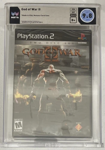 God of War II 2 Playstation 2 PS2 Black Label Graded WATA 9.8 B+