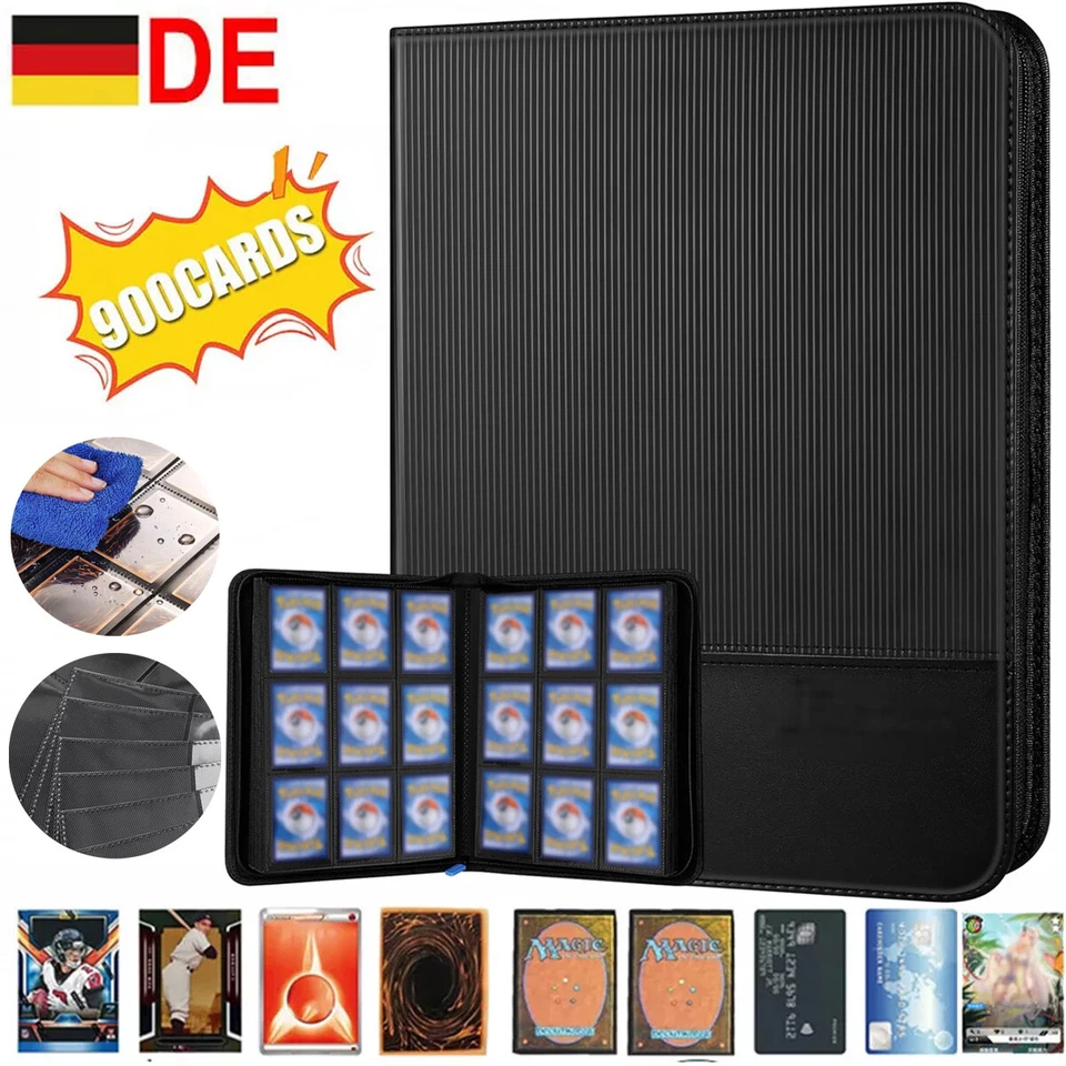 XXXL Sammelalbum für 720/900 Pokemon Karten Sammelmappe Ordner Heft 40/50 Seiten - Bild 2 von 4