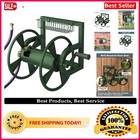 Heavy-Duty Wall Mounted Garden Hose Reel with Storage Basket - 125ft Capacity