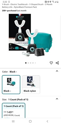 y brush NyonBlack Premium