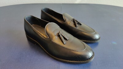Allen Edmonds Spring Street Black Tassel Loafers Men display picture 1