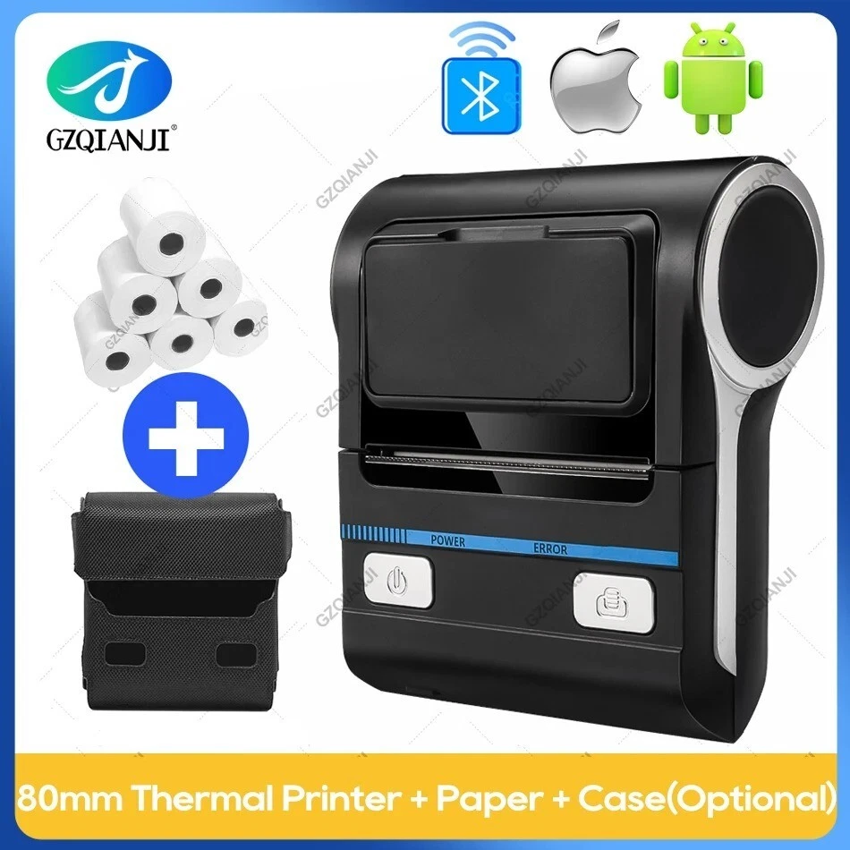 lowest pri Wireless Mini 3INCH Bluetooth Portable Thermal Receipt Printer Mobile - Image 3 of 4