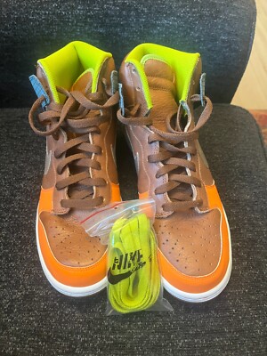 Size 10 - Nike Dunk Premium High Orange